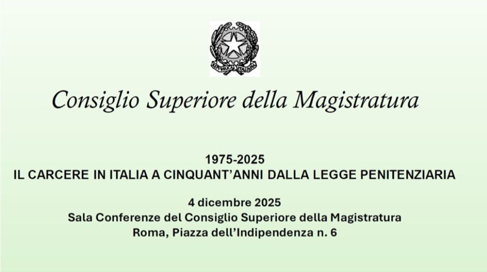 1975-2025 Il carcere in Italia a cinquant’anni dalla legge penitenziaria